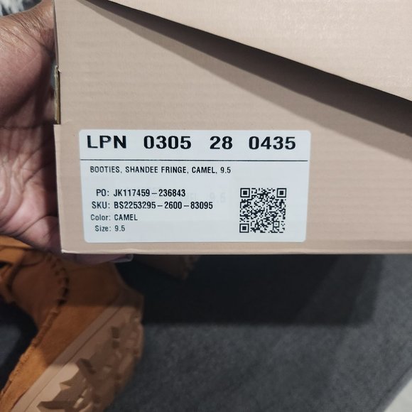 Brand New Camel Fringed Booties - Picture 4 of 4